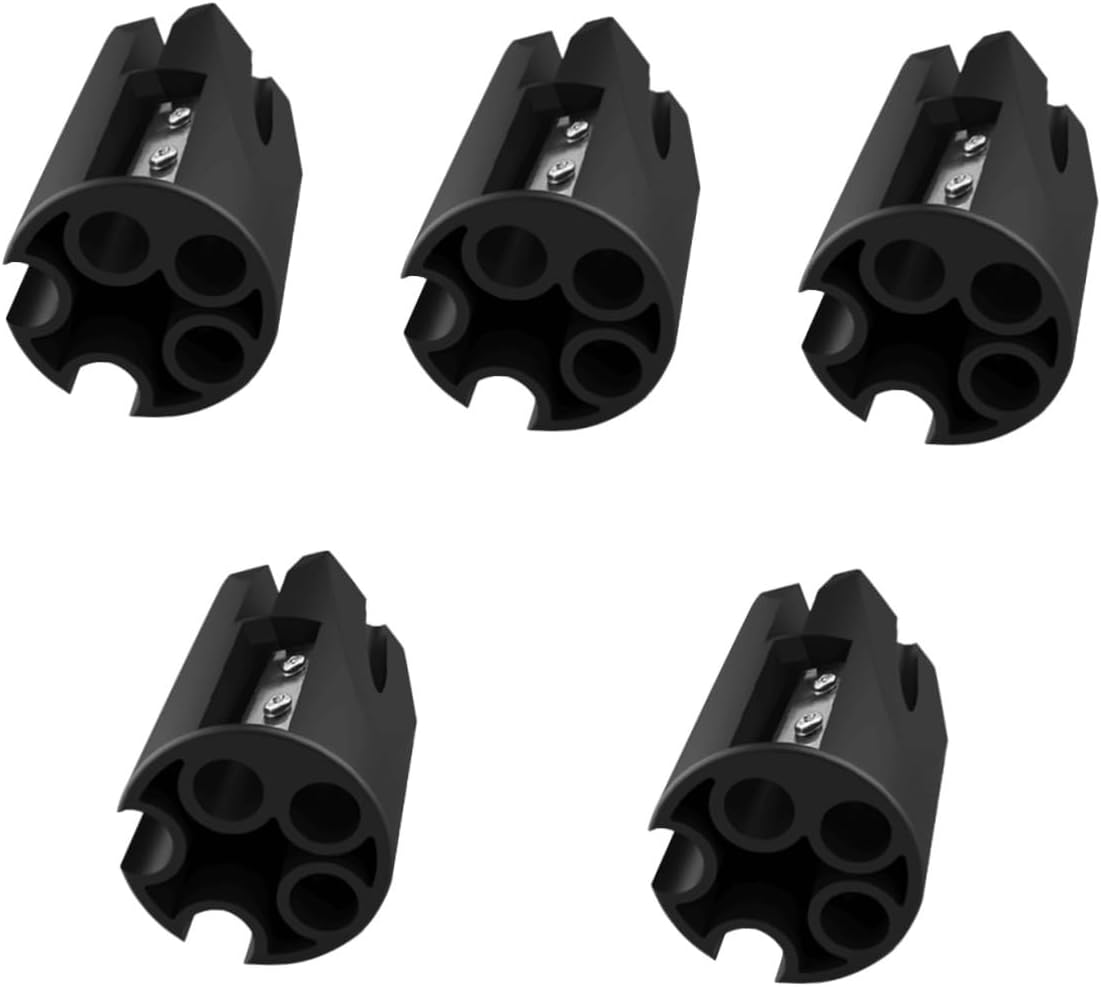 FRCOLOR 5pcs Brow Pencil Sharpener Tool for Women Lightweight Cosmetic Pencil Sharpener Portable Makeup Accessory and Design