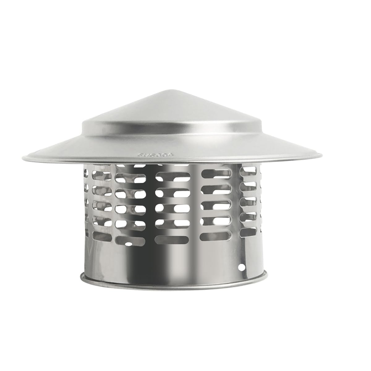 4" Round Chimney Caps, Tapered Top Chimney Cap with Screen, All Weather Chimney Caps Roof Top Round Roof Vent, Perfectly Insulated Roof Vent Caps Vent Caps