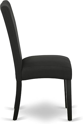 Miniatura 7 de East West Furniture ESDR3-BCH-24 Eden - Juego de comedor de 3 piezas para espacios pequeños que contiene una mesa de comedor redonda con pedestal y