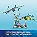 LEGO Avatar Jake & Neytiri First Banshee Flight 75572 Building Toys - Pandora Movie Inspired Set with 2 Banshee Figures, 2 Minifigures, Glow in The Dark Elements, Great for Kids Ages 9+