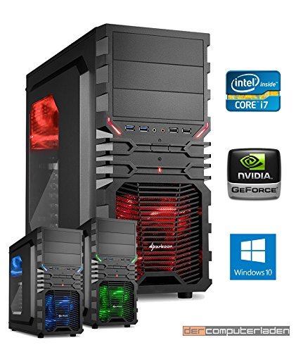 デスクトップPC i7-4790k GTX 1060 6GB dercomputerladen Gamer PC Sistema Intel, i7-4790K 4x4,0 GHz, incl