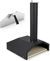 Stanbroil Caixa de forno de pizza ao ar livre de 14 polegadas serve para fogão a lenha, pizzaria a lenha com pedra de pizza para grelha/fogão