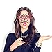 SIQUK 20 Pieces Lace Masquerade Mask Women Venetian Masks Lace Mask for Masquerade Evening Prom Ball Bachelorette Party and Costumes, 9 Colors