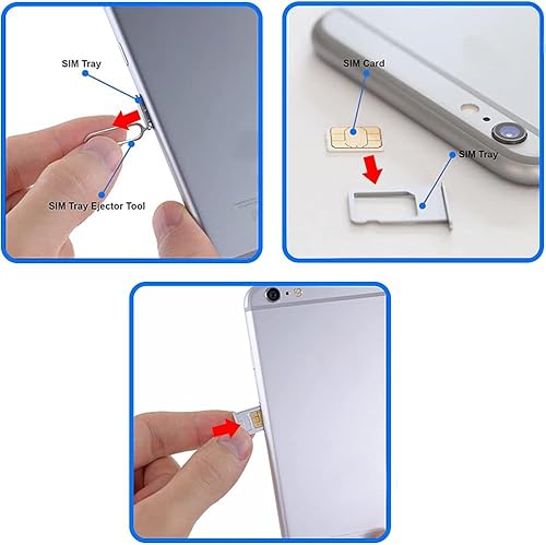 مجموعة دبابيس لاخراج شريحة الاتصال متوافقة مع جميع اجهزة ايفون وايباد وسامسونج وشاومي واوبو وهواوي وون بلس واجهزة التابلت وغيرها مكونة من 10 قطع من ميموبيل