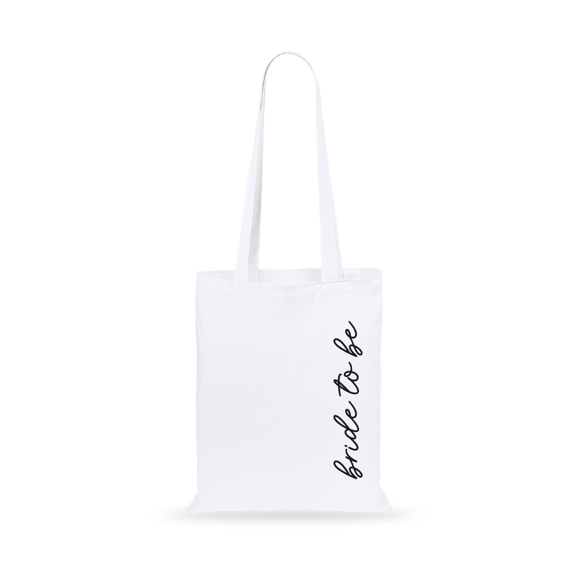 eBuyGB White Bride To Be Bag, Cotton Tote Bags, Bridal Party Favours, Hen Party Goody Bags, Gift for Bride