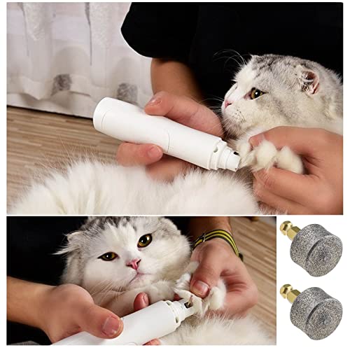 VGOL 10PCS Dog Nail Grinder Head Replacement Pet Nail Grinder Tips Emery Grinding Head for Most Pet Electric Claw Nail Grooming Tools - Image 3