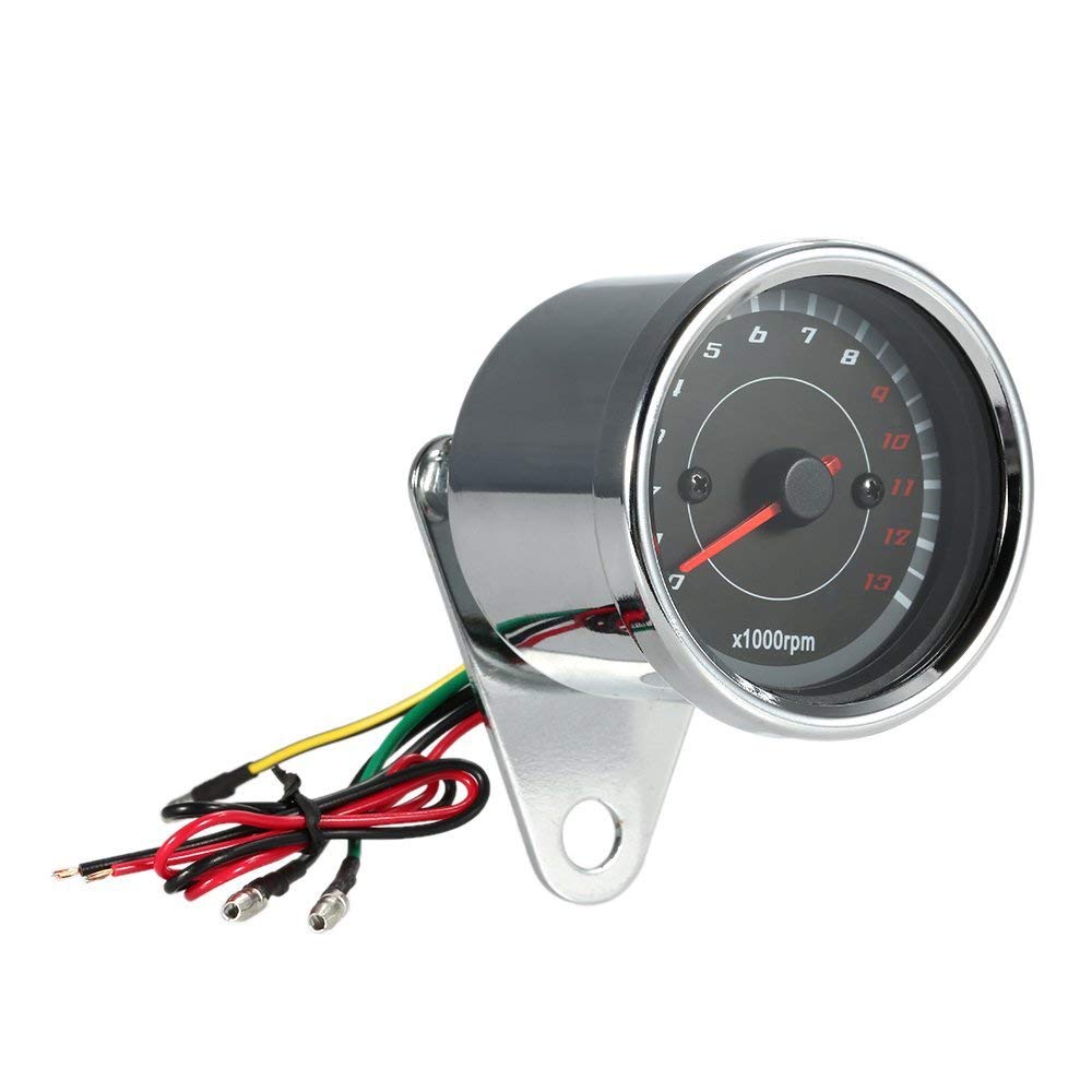 Docooler® DC 12V Universal LED Backlight Motorcycle Speedometer Meter