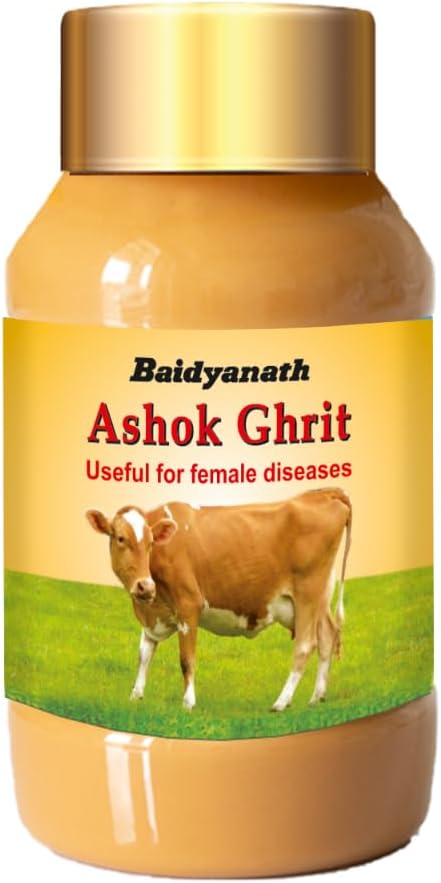 Baidyanath Ashok Ghrita 100 ml | Ayurvedic Wellness For Women | Uterine Support | Anti-Inflammatory & Astringent | Traditional Herbal Remedy