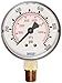 WIKA 8990659 Commercial Pressure Gauge, Dry-Filled, Copper Alloy Wetted Parts, 2-1/2" Dial, 0-1000 psi (kPa) Range, +/-3/2/3% Accuracy, 1/4" Male NPT Connection, Bottom Mount