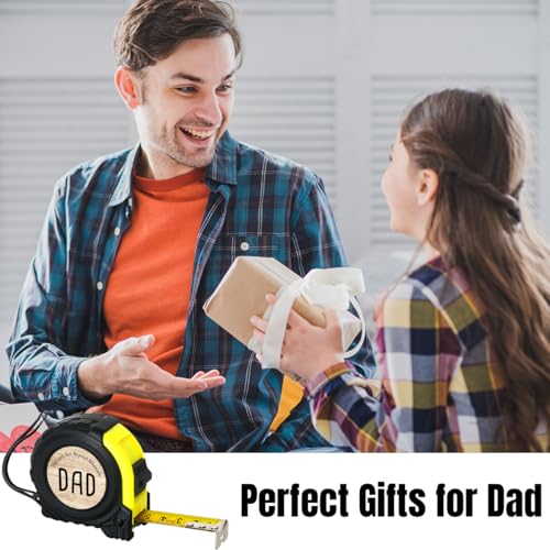 Cinta métrica retráctil de acero 16 pies para papá miniatura 6