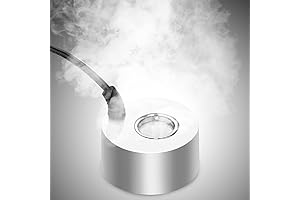 AGPTEK® Premium Aluminum Mini Indoor Mist Maker Fog Machine for Halloween, Parties, and Home Decor