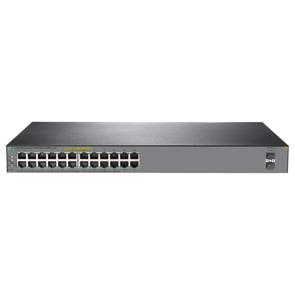 Amazon.com: HPE OfficeConnect 1920S 24G 2SFP PoE+ 370W