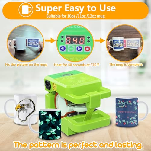 Mini prensa térmica portátil para tazas de 11oz miniatura 2