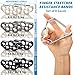 Finger Strengthener, Hand Grip Strengthener [8pcs]-Finger and Hand Gripper, Grip Strength Trainer, Hand Exerciser, Stretcher- Improve Grips Performance (4 Levels 6.6lb, 8.8lb, 11lb, 13.2lb)