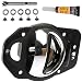 APDTY 91481 Interior Door Handle Replacement Kit Fits Right Passenger-Side Front Or Rear For 2006-2010 Chevy HHR Chrome (Fix For GM Door Panel 19299613, 25812186)