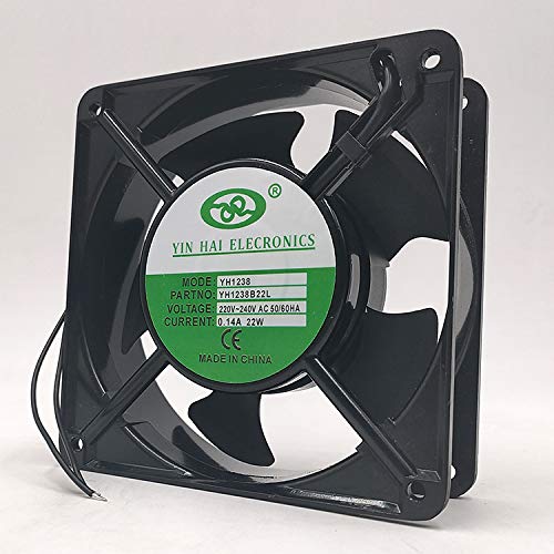 12038 220V 0.14A 22W YH1238B22L 12cm Cabinet Refrigerator Freezer Cooling Fan