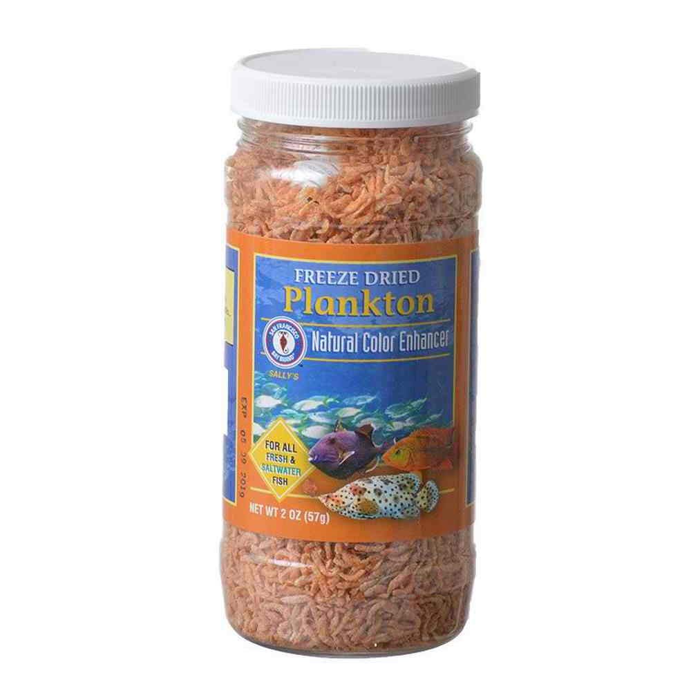 San Francisco Bay Brand Freeze Dried Plankton Fish Food 2oz