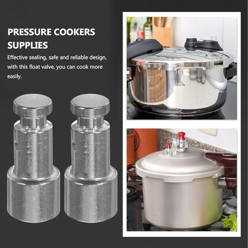 Toyvian 3 pièces Valve à Flotteur pour Autocuiseur Électrique de Rechange Acier Inoxydable et Caoutchouc Accessoires Cocotte Soupape de Sécurité Pression – Image 3