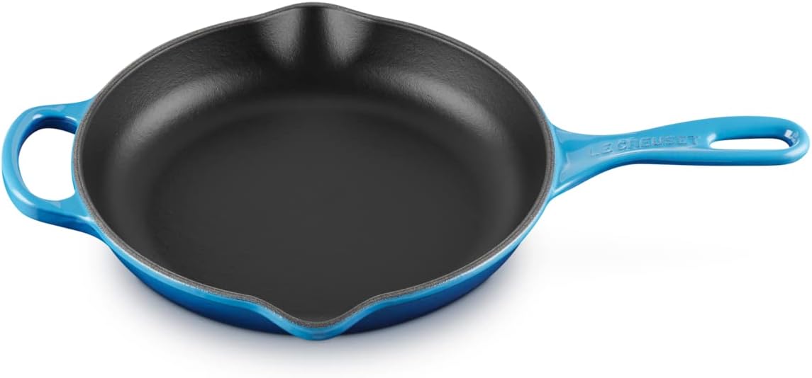 Le Creuset Signature Enamelled Cast Iron Grillit Frying Pan With Helper