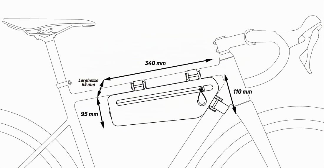 Zefal Z Adventure C2 2.5l Frame Bag One Size