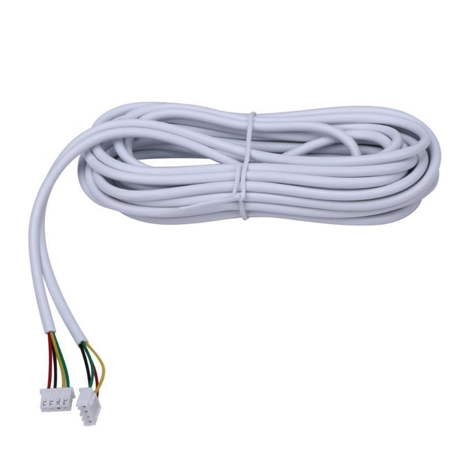 CUSAM 15M 20M 30M 50M AVVR 4 * 0.12 4 Wire Copper Line for Video Intercom Color Video Door Phone Doorbell Wired Intercom Cable radio cable (Color : 50M)