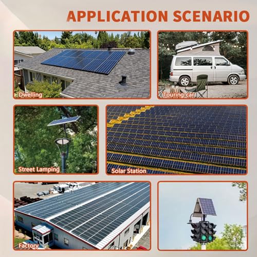 Abrazadera de extremo ajustable para panel solar contra viento fuerte 3