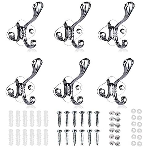 Amasawa 6 Piezas Ganchos de Acero Inoxidable Cover