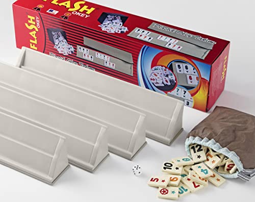 SEMUS Original Rummy/Okey aus Plastik mit MELAMIN Spielsteine Plastik Okey Takimi