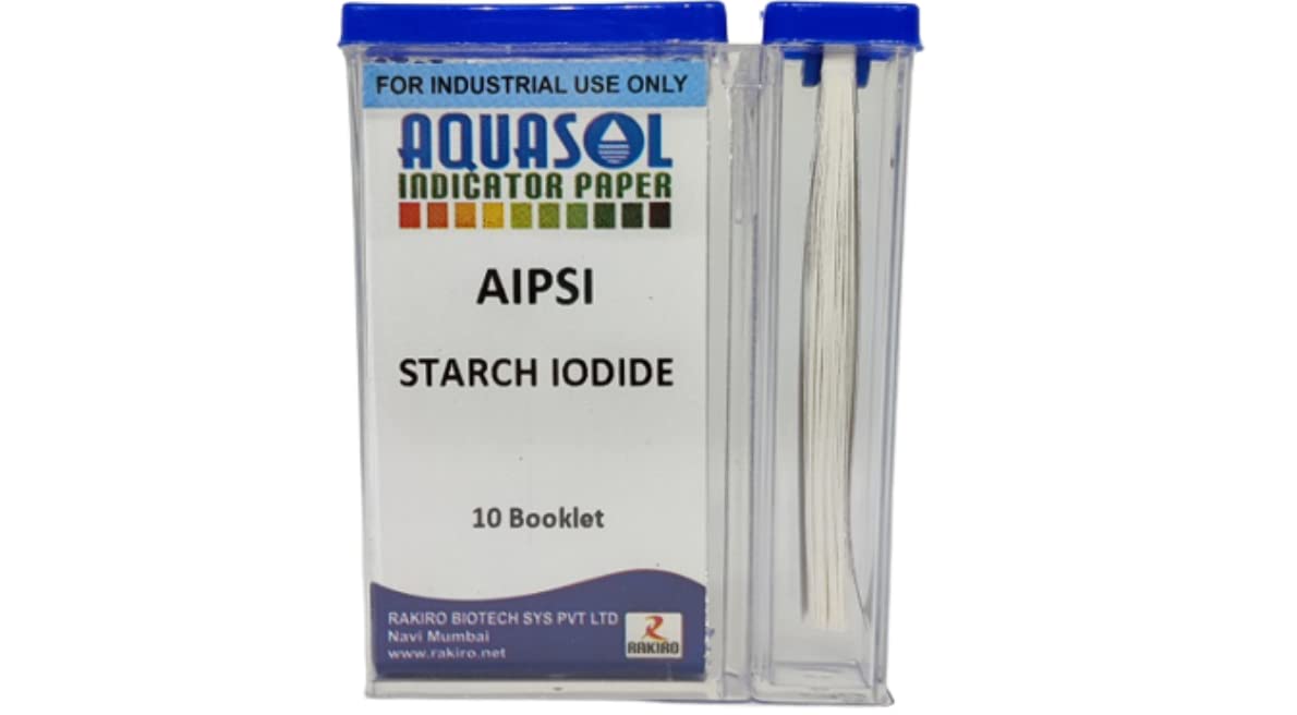 Aquasol Indicator Paper Starch Iodide (B09YRGG9XM) Amazon Price History, Amazon Price Tracker