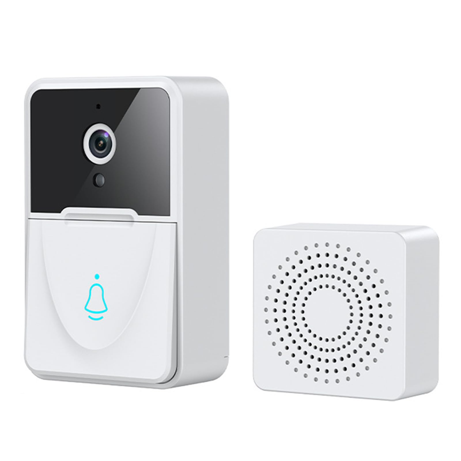 VIFERR Video Doorbell,Smart Security Video Door Bell,X3 smart WIFI (Core Smart Home APP) built-in lithium battery 1000 mAh,Night Vision, 2-Way Audio, Battery Powered, Cloud Storage