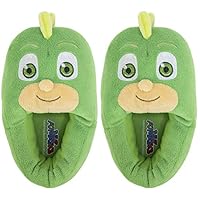 PJ MASKS Boy's Gekko Head on Top Socktop Slipper Shoe