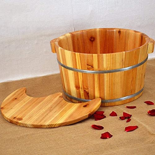 Baño de pies de madera maciza Katzowen para pedicura miniatura 3