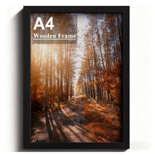Versatile A4 Wooden Photo Frame