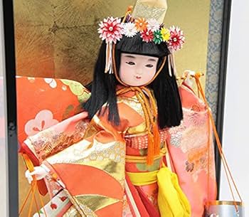 ケース入り日本人形 雛祭り アウトレット品 雛人形ケース人形 9号 福鈴 童人形 日本人形 22a