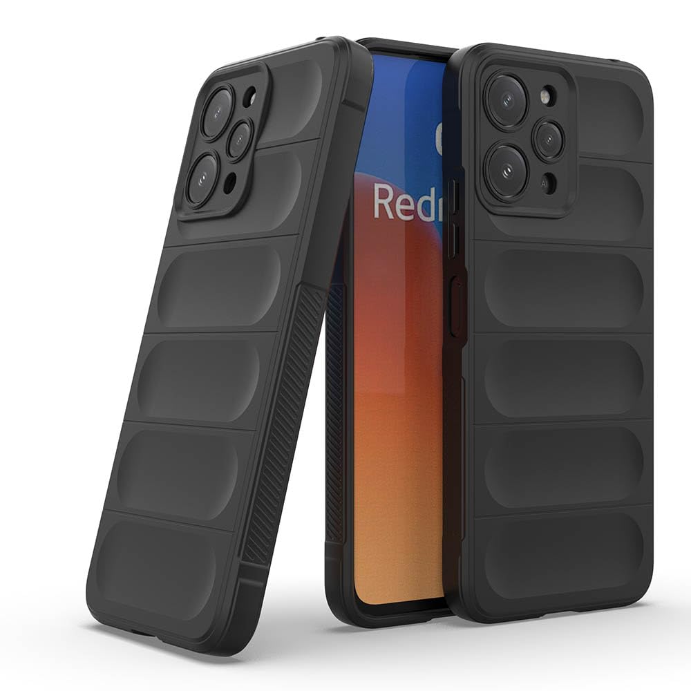 amazon basics Mobile Cover for Mi Redmi 12 4G | Full Camera Protection | Liquid Silicon Case | Flexible Bumper Case for Mi Redmi 12 4G (Black) (B0D1MWGZZH) Amazon Price History, Amazon Price Tracker