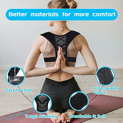 Posture Corrector For Women, Upper Back Brace Support, Posture Straps For Men, Breathable Adjustable Back Straightener For Mid Upper Spine Support, Scoliosis Back Brace, Pain Relief For Neck Shoulder Clavicle And Back #TOP2