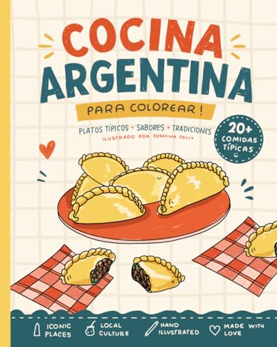 Cocina Argentina para colorear: Platos típicos argenitnos