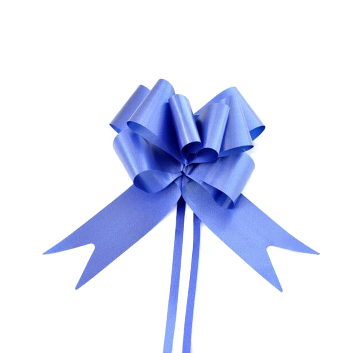 SHATCHI Large 30mm/3cm Ribbon Pull Bows for Party Wall, Gift Wraps, Christmas Trees, Wedding, Birthday Hampers Decoration Florist, Navy Blue, 20pcs