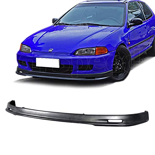 [GT-Speed] Compatible/Replacement for MU Style PU Front Bumper Lip, 1992-1995 Honda Civic 2-Door/Coupe & 3-Door/Hatchback Only