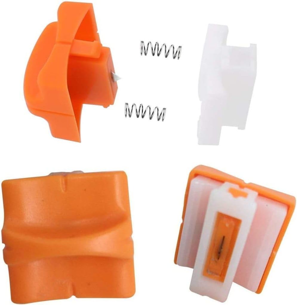 6Pcs/Set Paper Cutter Replacement Blades with Automatic Security Safeguard, Trimmer Blades for A4 Paper image 3