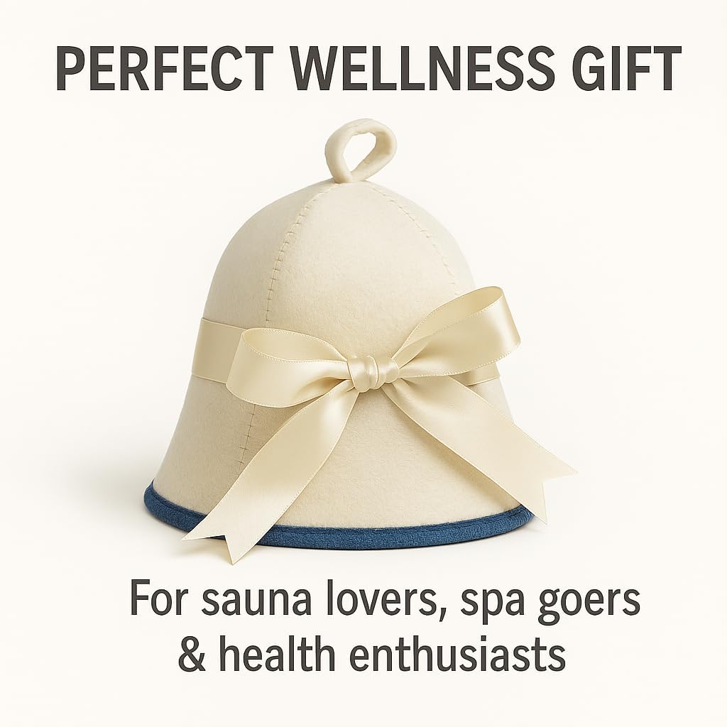 Premium Sauna Hat – 100% Natural Wool, Handmade Sauna Headwear for Men and Women – Eco-Friendly, Breathable - Image 6