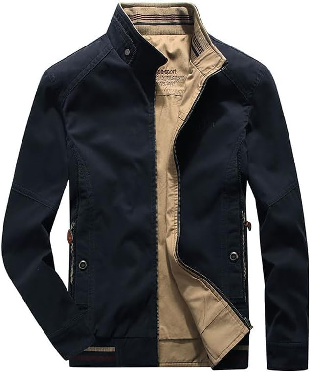 男性用無地スポーツアウトドアフード付きジャケットカジュアルコート チェスターコート メンズ ショート 冬
