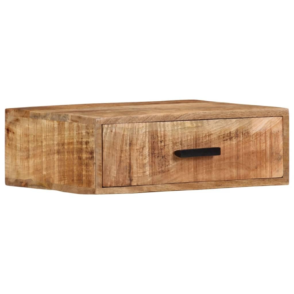 Hothingwell Ścienny stolik nocny 40x30x13,5 cm lite drewno mango
