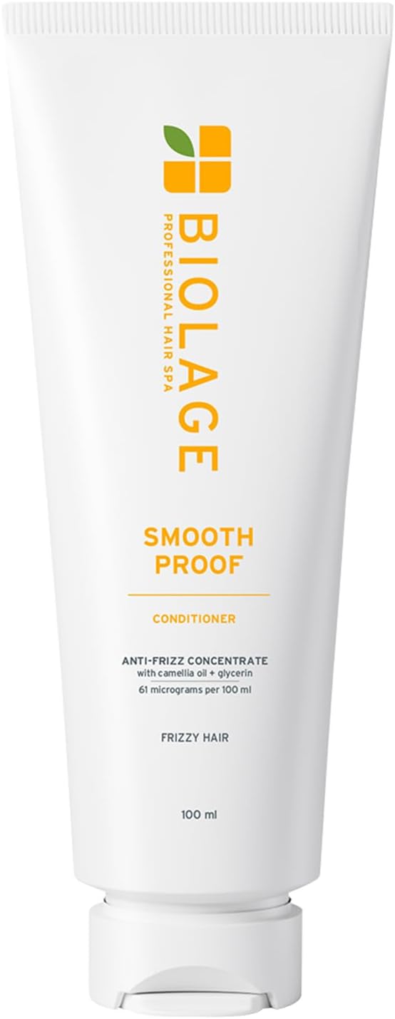 Smooth Proof Anti-Frizz Conditioner 100ml |Up to 72HR Frizz Control | With Camellia Oil & Glycerin | For Dry and Frizzy Hair | For Women and Men | Vegan & Cruelty-Free