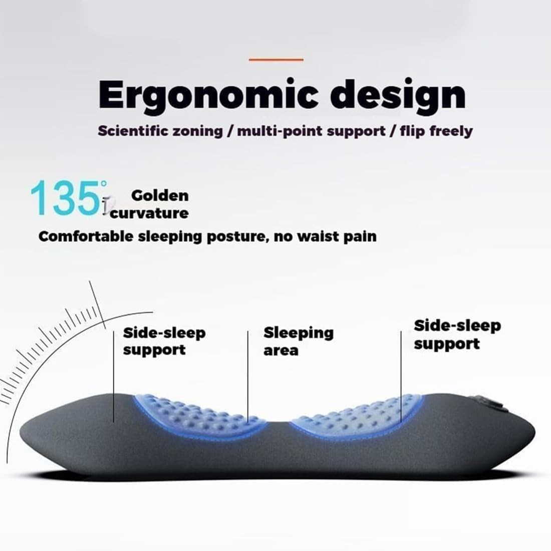 2026 Masseur LombaTech 3 en 1 Décompression Vertébrale à Domicile, Masseur Lombaire Sciatique, Appareil Dos Traction Chauffage Vibrations, Soutien Ergonomique Soulagement Sommeil (Gris Foncé,USB)