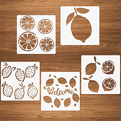 Lemon Stencils 5 Pcs by CODOHI
