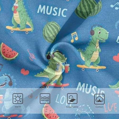 Joisal Fancy Toddlers Underwear Floral 2t Cotton Panties Little Girl Cartoon Dinosaurs Music Kids Undies Briefs3