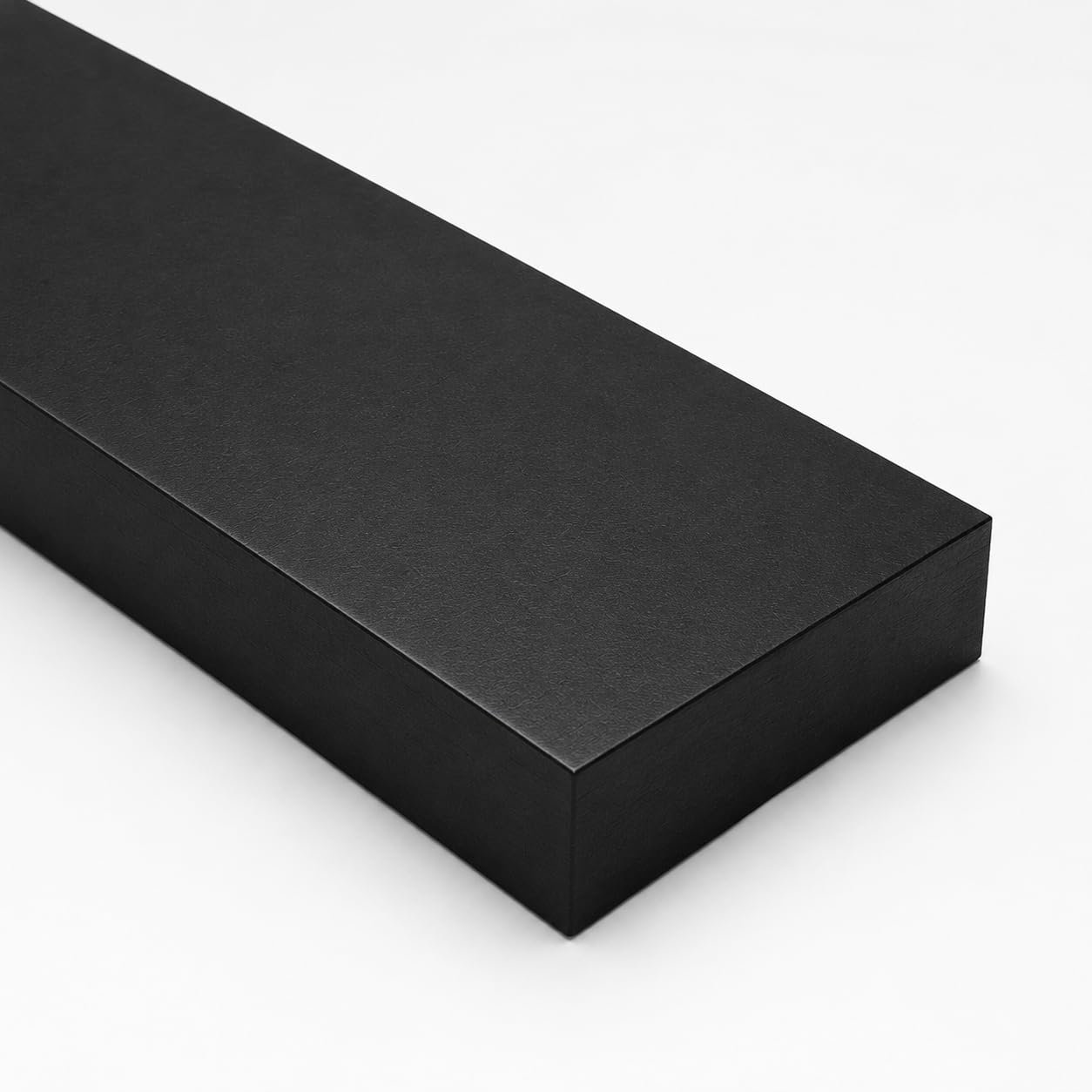 POM-C Platte schwarz, 6 mm, Zuschnitt 300 × 1000 mm