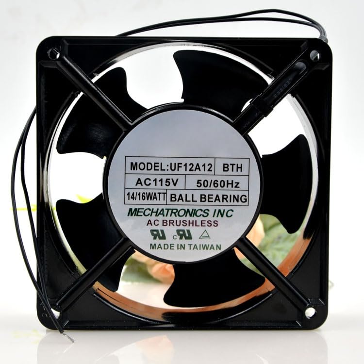 Ventilador axial FULLTECH UF-12A12 BTH para refrigeración de armarios con doble cojinete