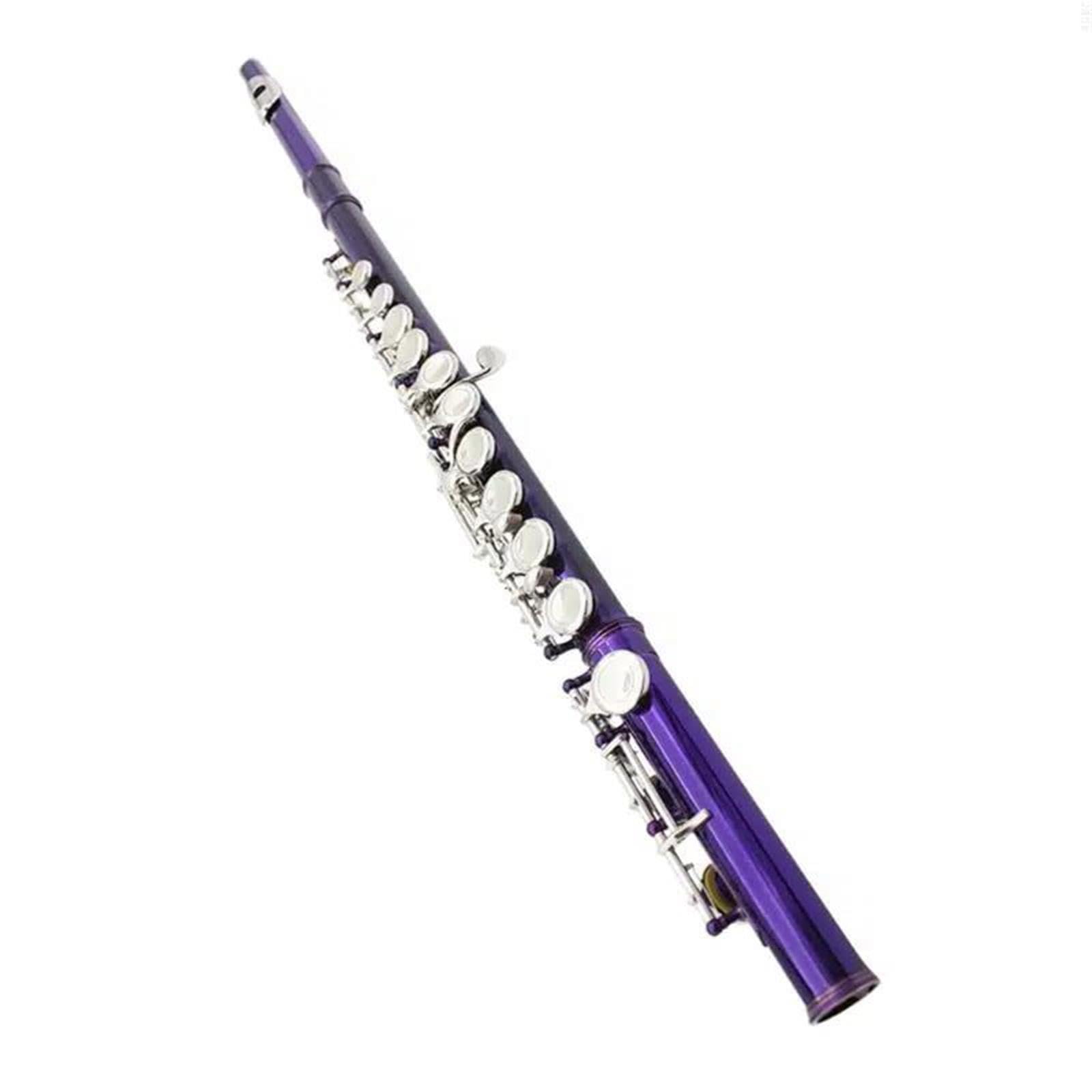 Flute Instruments Profesjonalny flet C z 16 klawiszami i zamkniętym otworem
